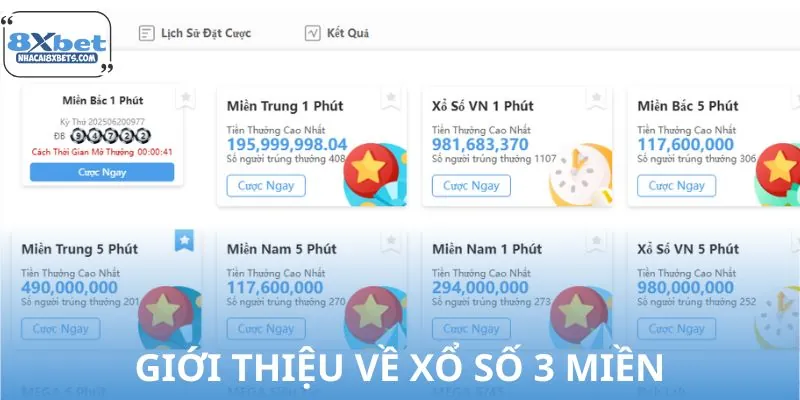 Đôi nét về loại cược xổ số 3 miền